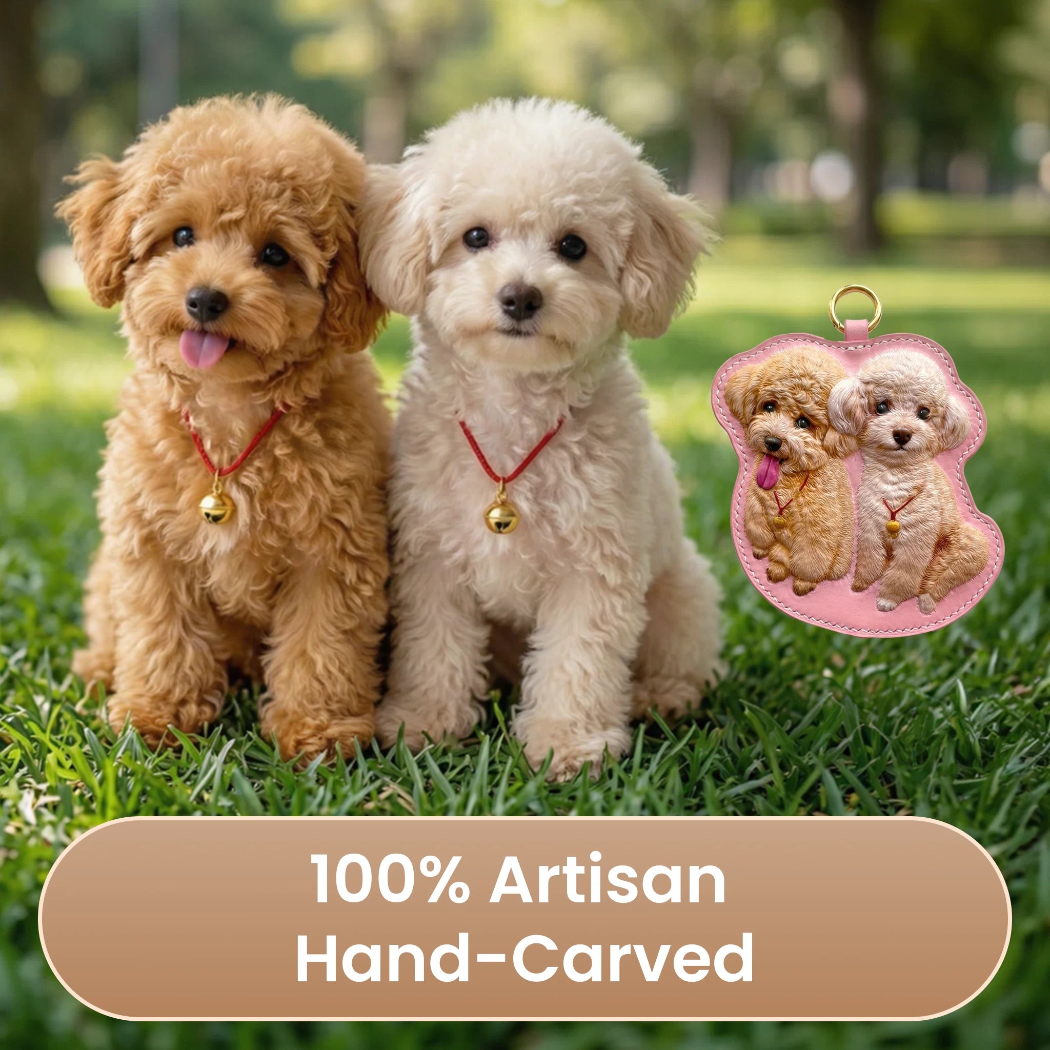 Hand-Carved Leather Pet Keepsake