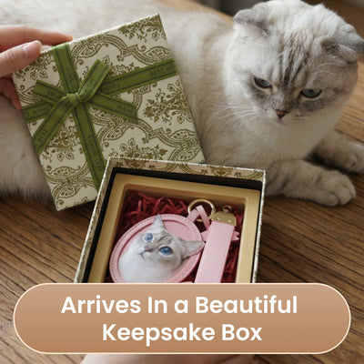 Hand-Carved Leather Pet Keepsake
